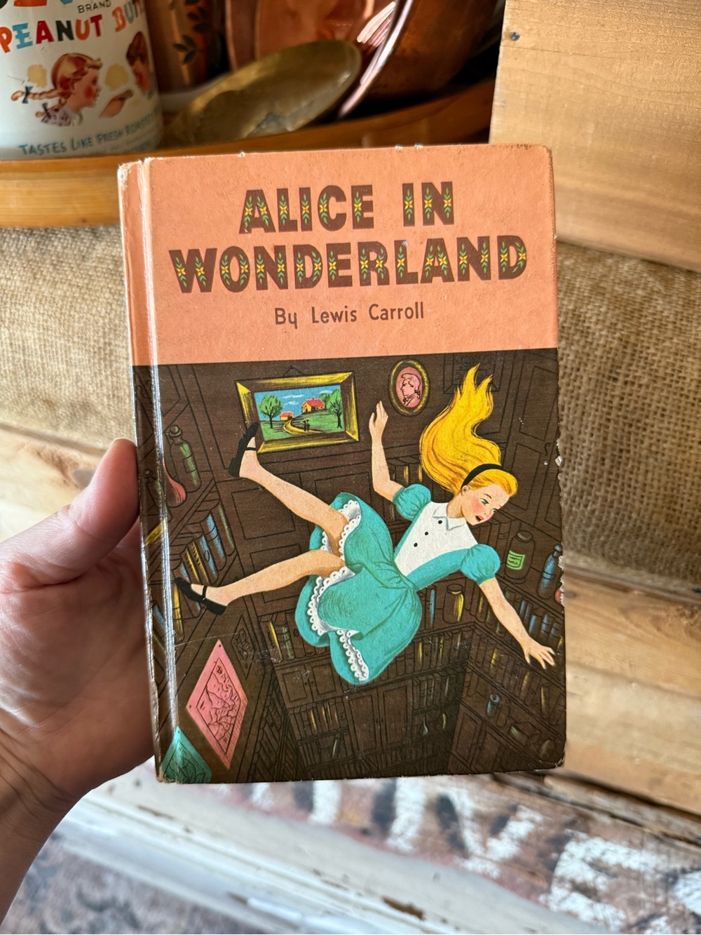 1955 Alice in Wonderland Vintage Hardcover